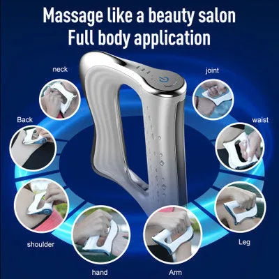 Natural resin rectangular muscle massager scraping board for full body health massage on a clean surface