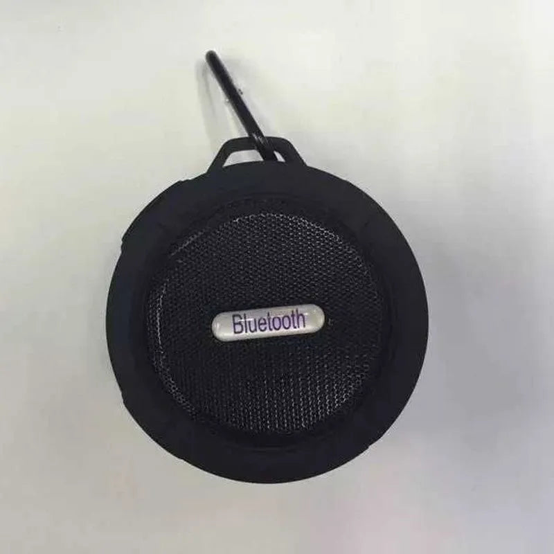 Portable waterproof Bluetooth speaker IPX6 outdoor with mountaineering clip, available in five colours