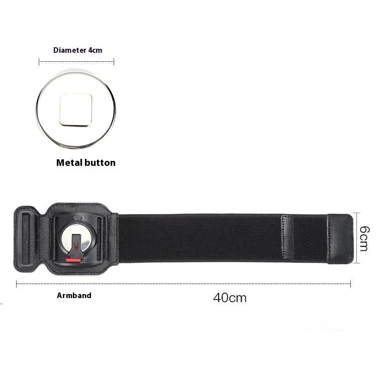 Unisex sports mobile phone holder with wrist strap and armband options for 4-7 inch phones