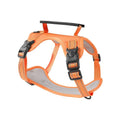 Dog chest harness and lead set in multiple colours including black, yellow, red, orange, pink, and lake blue