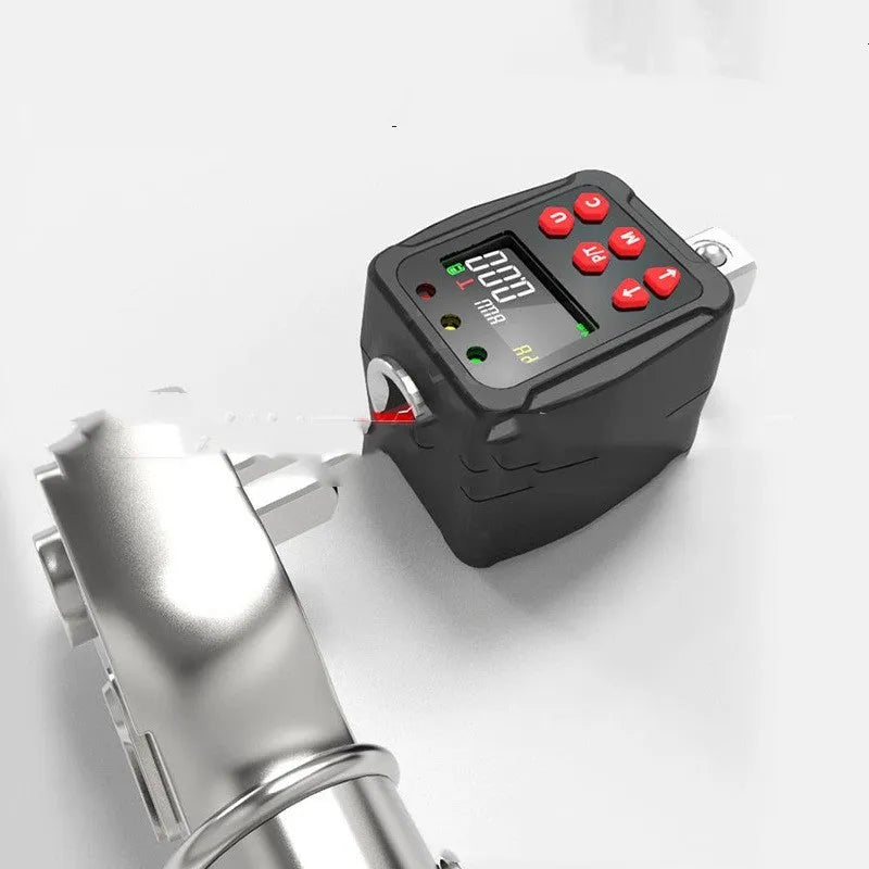 Digital torque meter with 1/2 inch drive and display head, 200Nm capacity three-piece set