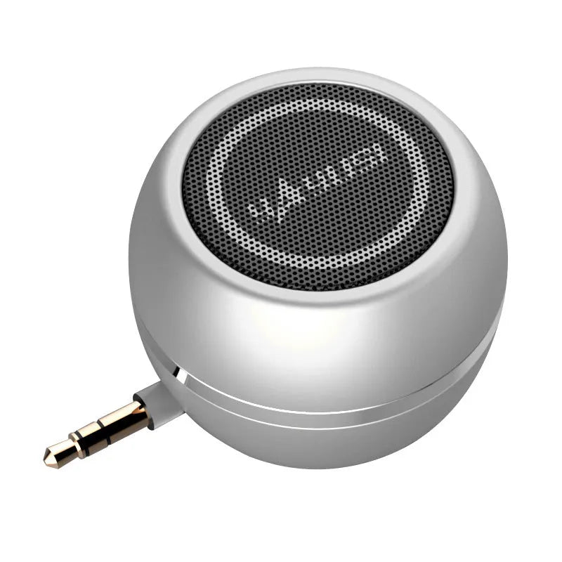 A5 portable mini Bluetooth speaker in blue with ABS case on outdoor table