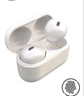 Invisible mini 9mm Bluetooth earbud in skin color with non-flashing light design for single or binaural use