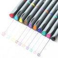 Ten 0.38mm stroke syringe drawing pens for technical architecture and design work