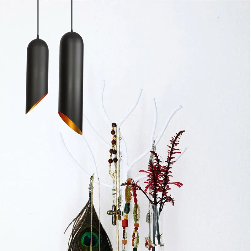 Retro iron art chandelier light fitting in D8053 matte black finish for ceiling mounting