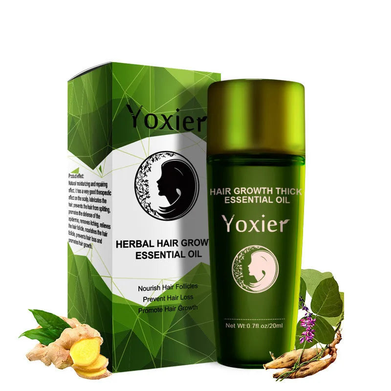 Lumia Oil 20ml hair treatment in green bottle with cap, placed on a flat surface