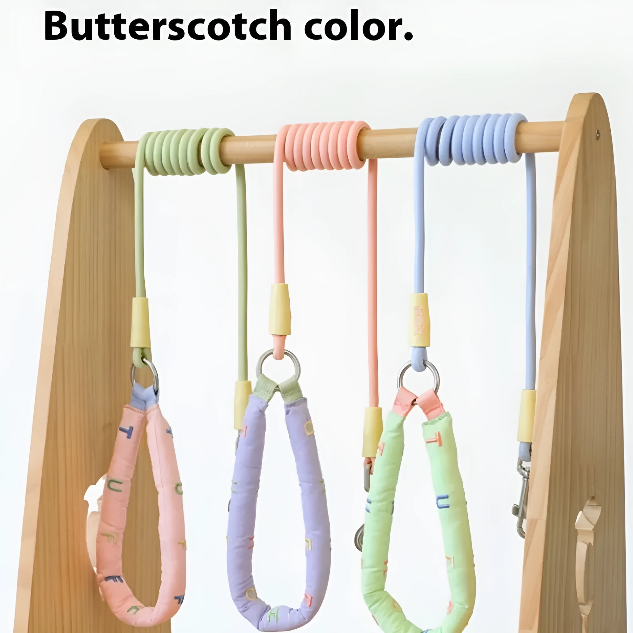 Polyester dog leash 150cm hand holding rope in green for small medium large dogs