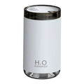 USB jellyfish humidifier creating smoke ring mist patterns with warm night light illumination