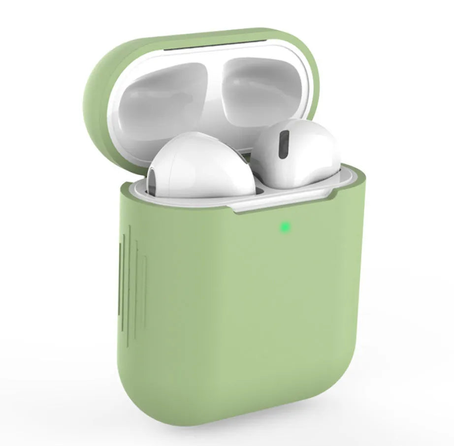 Silicone protective cover for Apple AirPods 2 charging case in multiple colour options