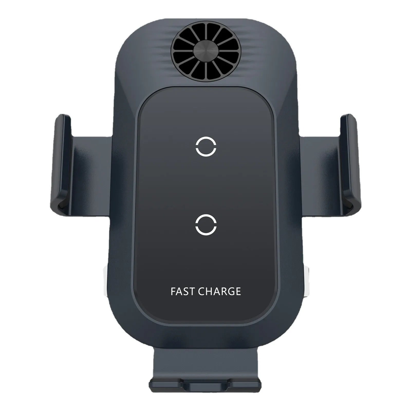 Car wireless charger mobile phone holder with suction cup air outlet mount, matte oil and acrylic lens finish, 15W fast charging
