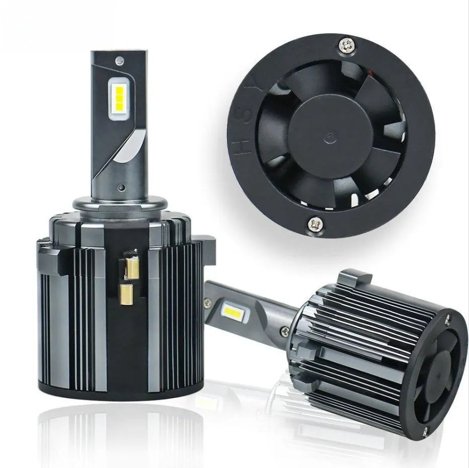VW Golf 7 LED low beam headlight bulb with aviation aluminium housing