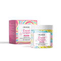 Sakura butter cream moisturiser in 5.7cm cube container with 100g net content for facial skincare