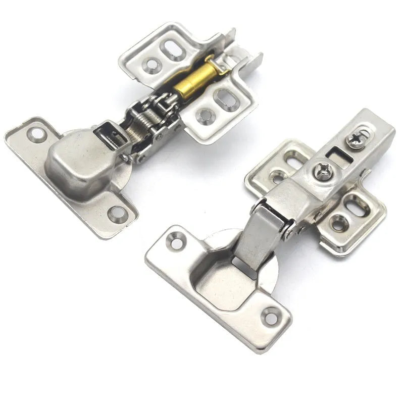761 cold rolled steel hydraulic hinge with nickel plating and damping cushion mechanism