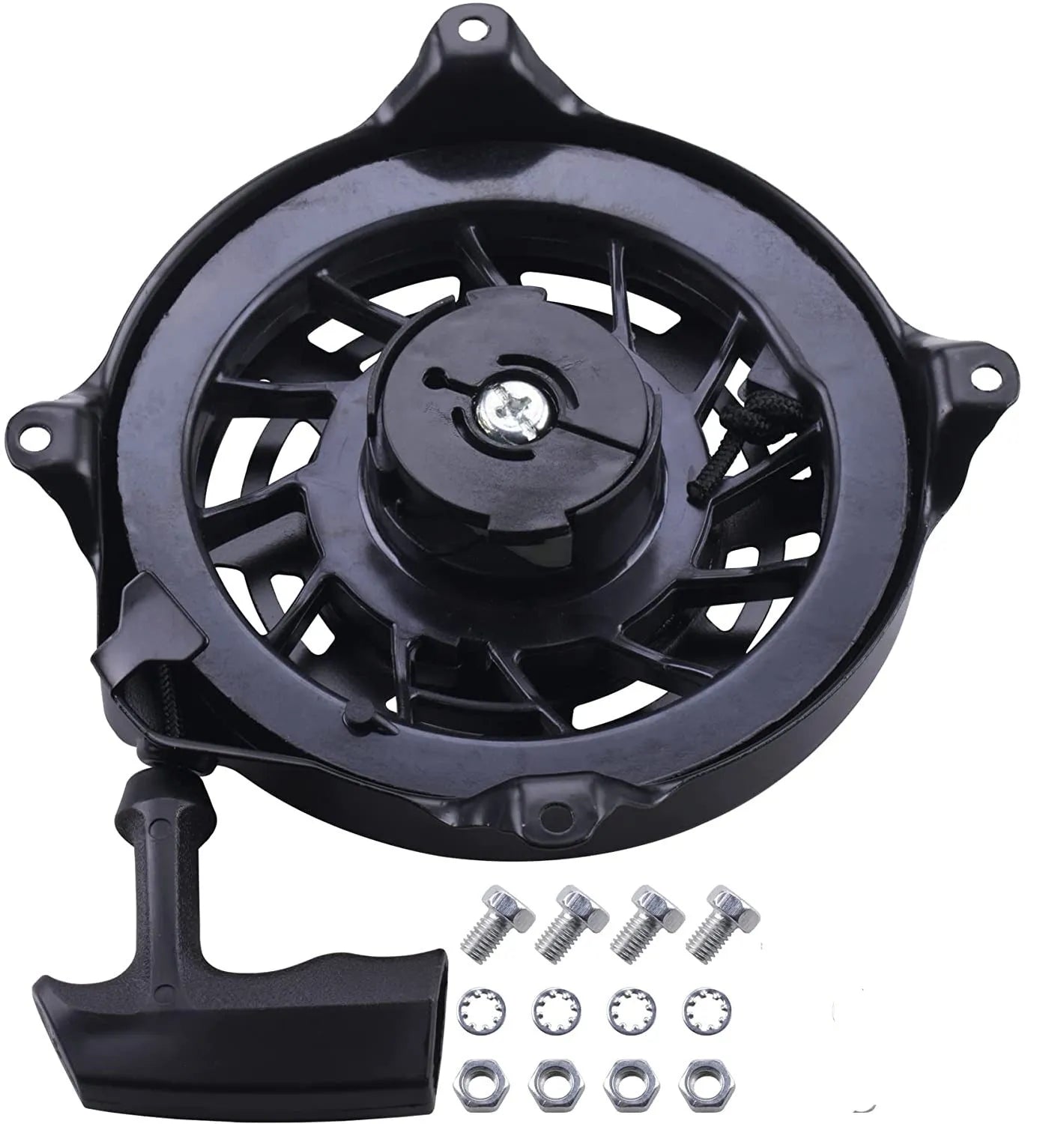 Bailitong motorcycle hand puller starter tool showing 115mm diameter manual puller