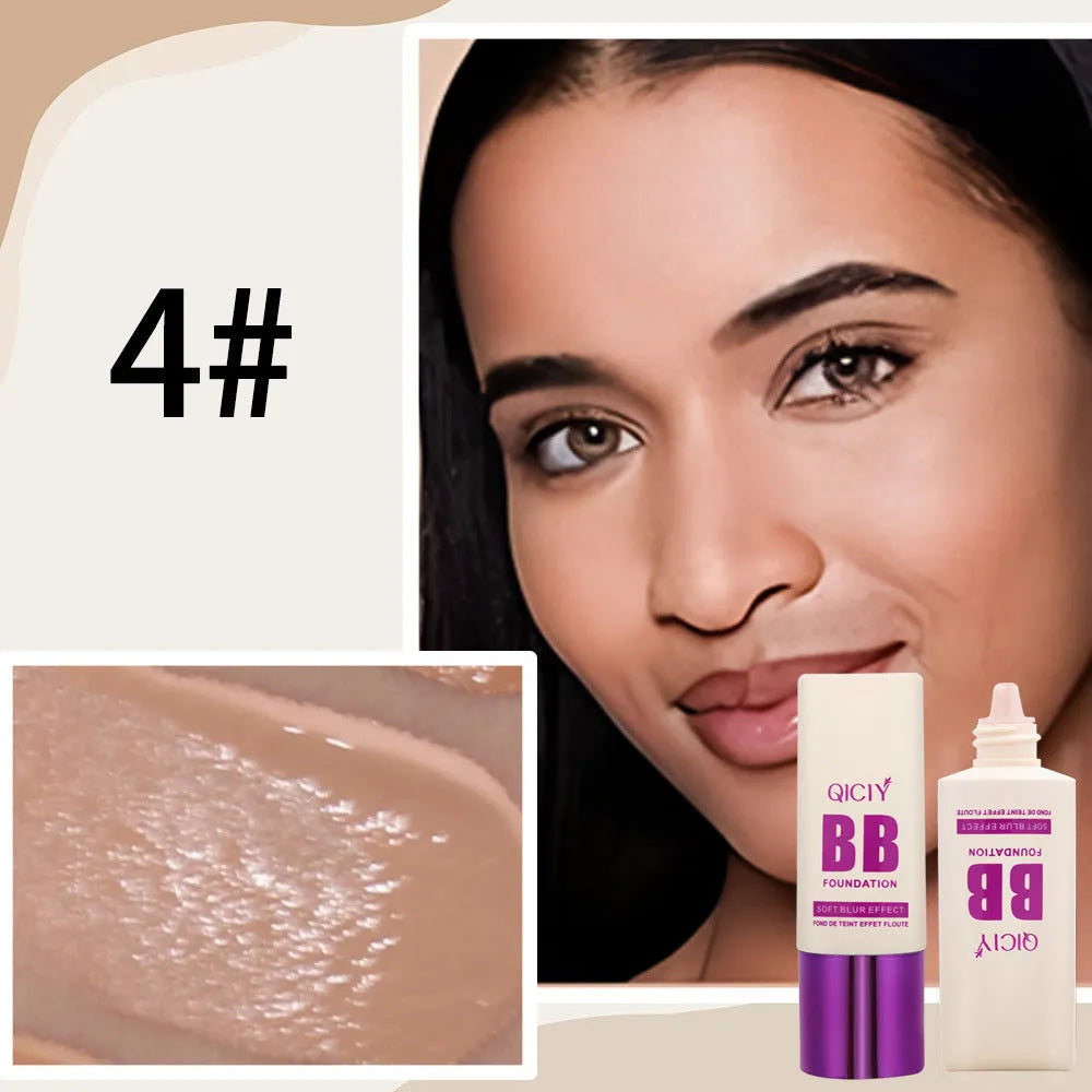 Feeding bottle BB cream foundation in ten shade colours for brightening and coverage