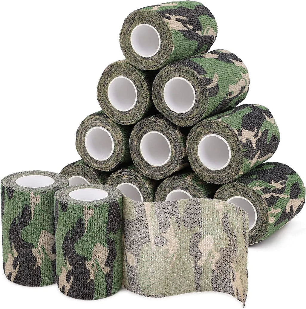 Non-woven camouflage bandage roll self-adhesive 5cm x 4.5m in ACU pattern