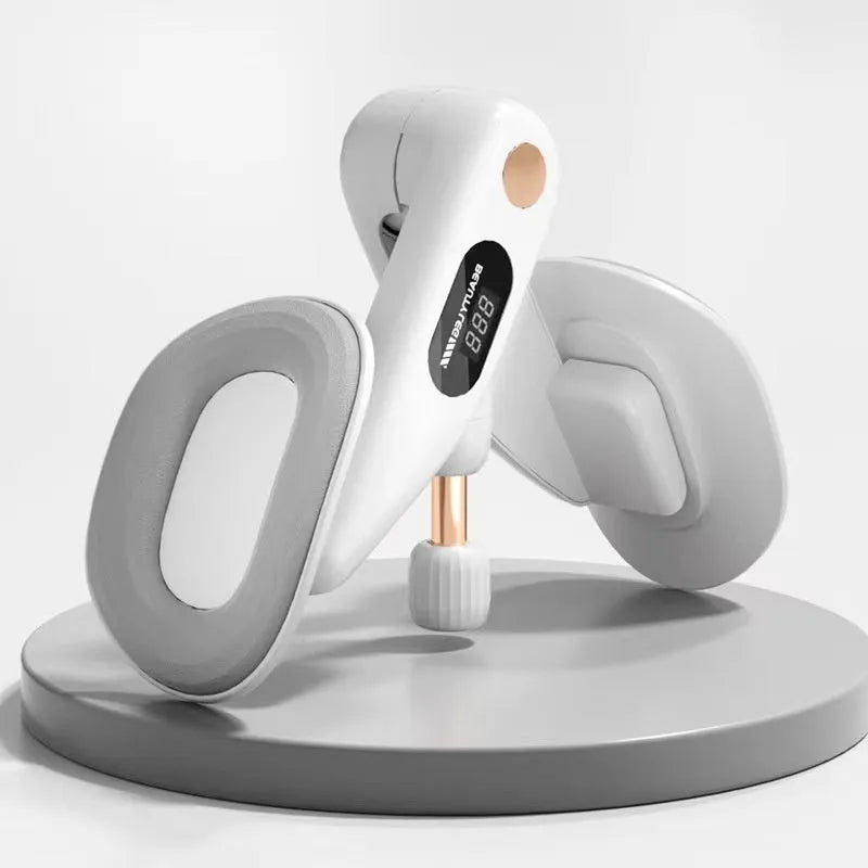 Pelvic floor muscle training device with digital counter in ABS spring foam material