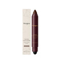 Hair root cover-up stick in black and dark brown colours for instant grey root concealer