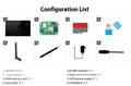 13.3-inch smart mirror display with touch screen for Raspberry Pi CM4 voice assistant integration