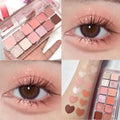 Creative Home 12 colours eye shadow plate in peach apple or cherry plum colour classification