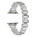Alloy metal Apple Watch replacement bracelet in silver, black, gold, rose gold and starlight colours for 38mm to 49mm models
