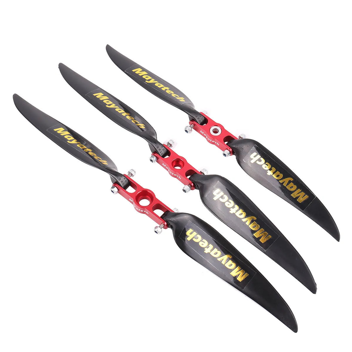 Black nylon folding paddle with quick disassembly fittings measuring 12×6.5 cm
