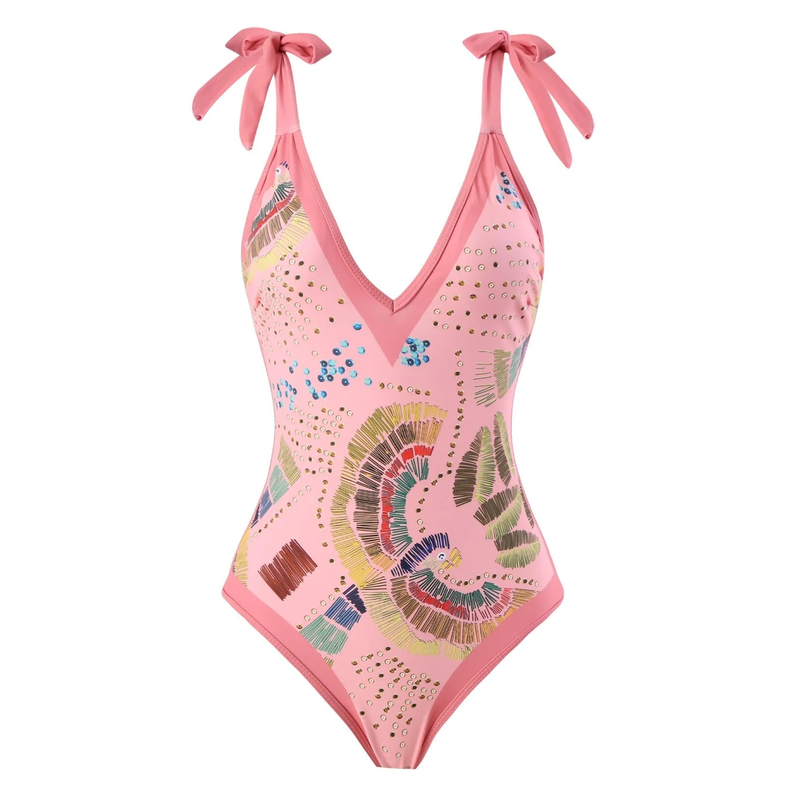 French retro one-piece swimsuit backless design with matching skirt, blue colour option