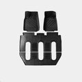 Waterproof TPE rubber Tesla Model X car floor mat set with tailbox liner