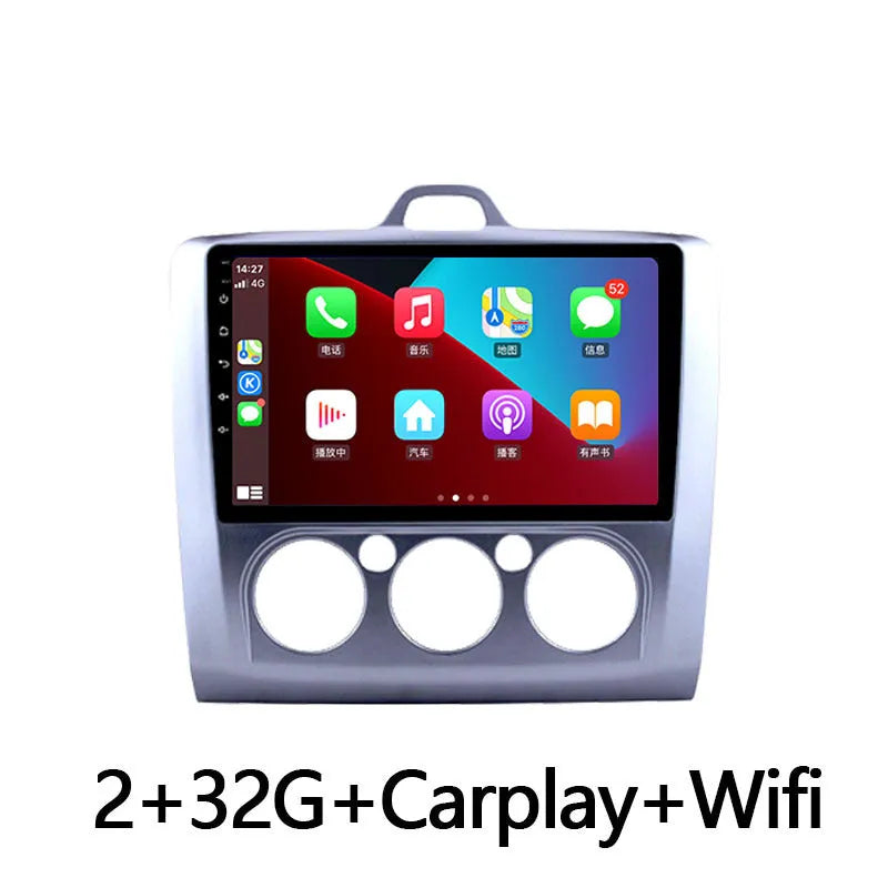 9 inch manual air conditioner android smart centre console with wireless carplay for fox vehicles