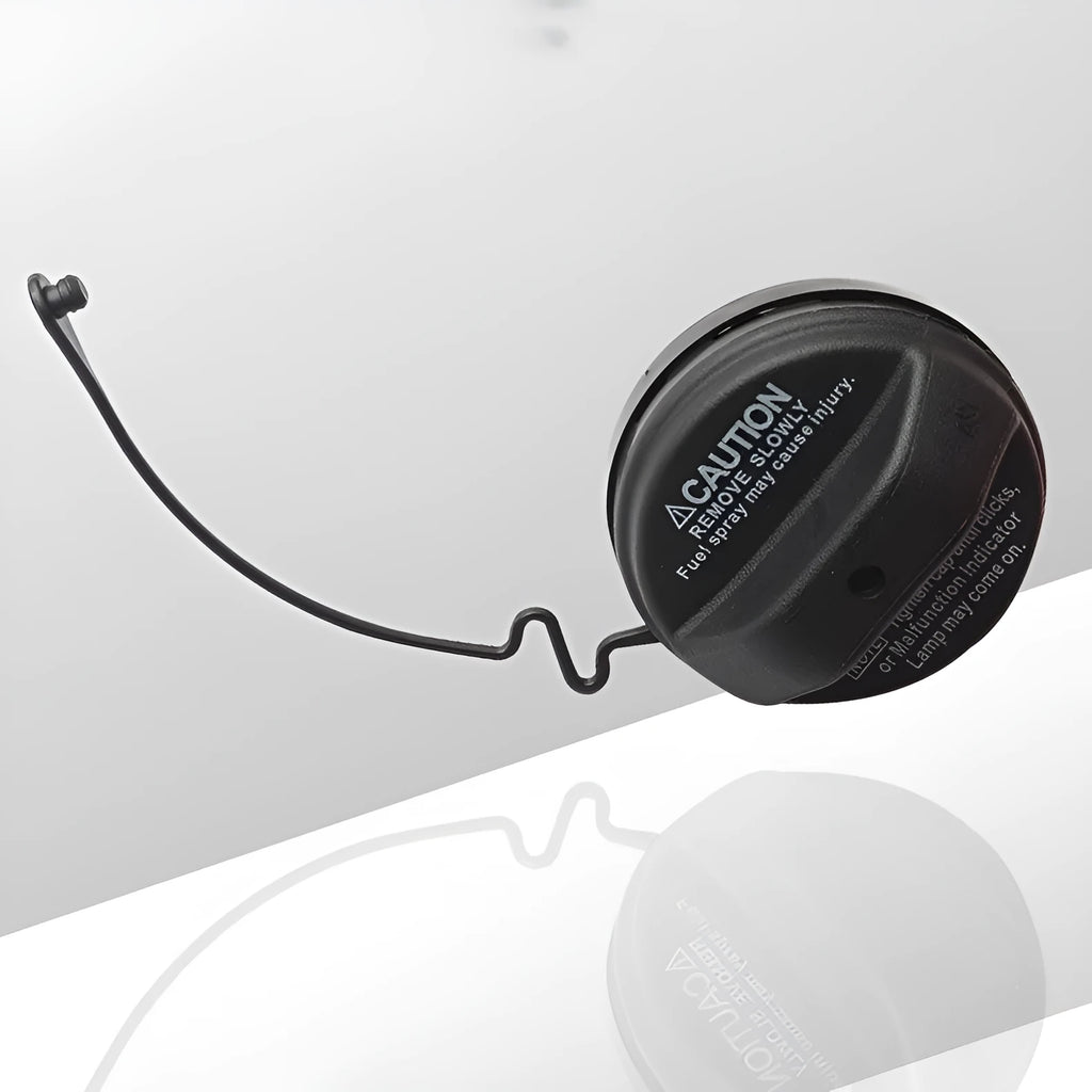 Snap-type fuel tank cap replacement for Toyota vehicles with push-fit fastening