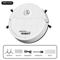 Mini sweeping robot home cleaning vacuum cleaner USB rechargeable in white, black, and violet colour options