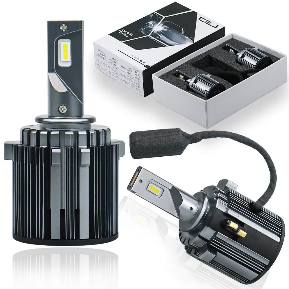 VW Golf 7 LED low beam headlight bulb with aviation aluminium housing