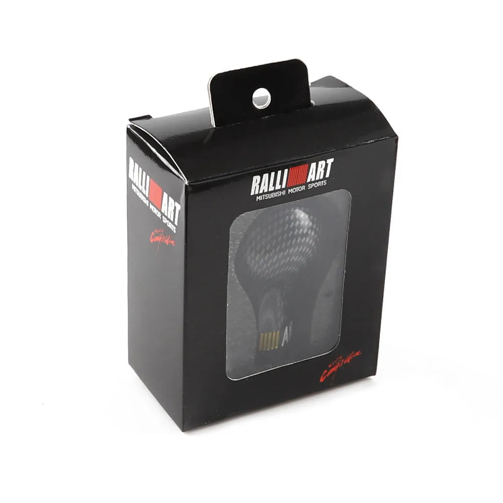 Black engineering plastic manual gear shift knob with sphere diameter 4.5cm and height 8cm, suitable for Mitsubishi Southeast series