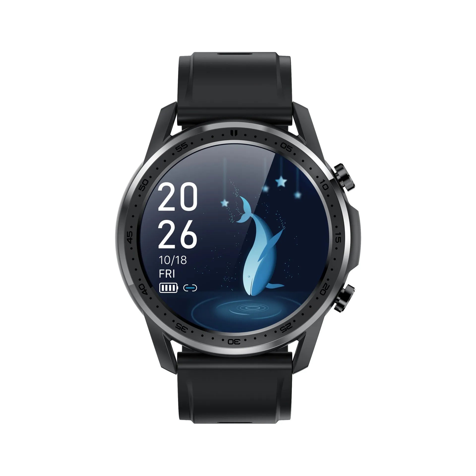 Youth2 smart bracelet in black or grey with 1.3-inch touchscreen on wrist.