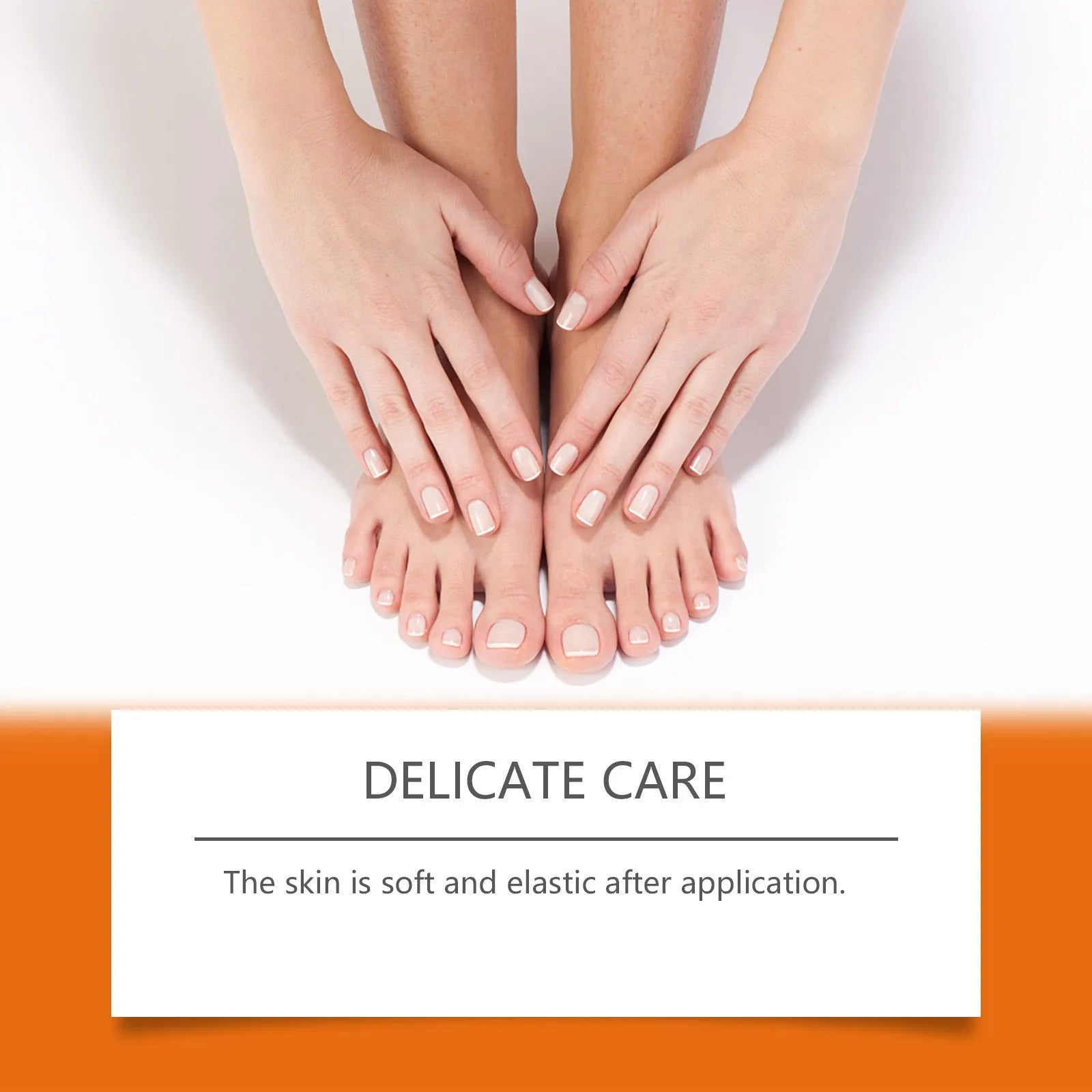 OCEAURA Honey Moisturising Care Stick 40g applied to a dry heel for targeted moisture