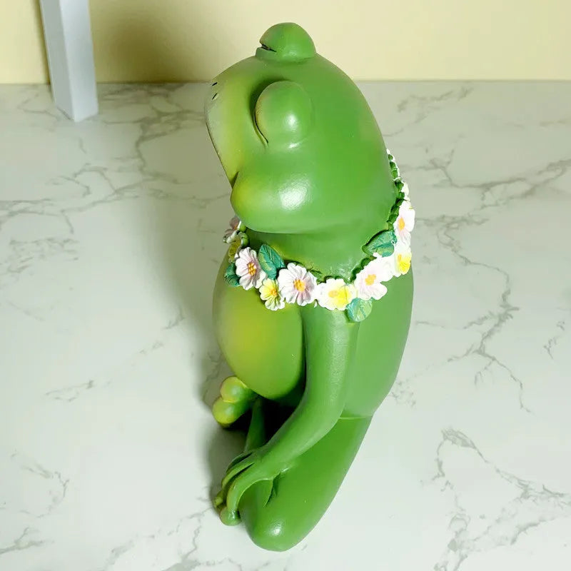 Magic yoga frog home decoration in RDW123 colour, European style plastic and resin ornament.