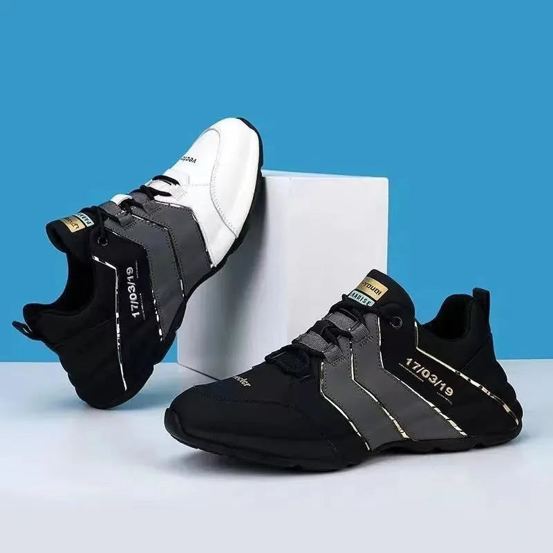 Casual low-top sneakers in various colours with mesh lining and a lace-up front.