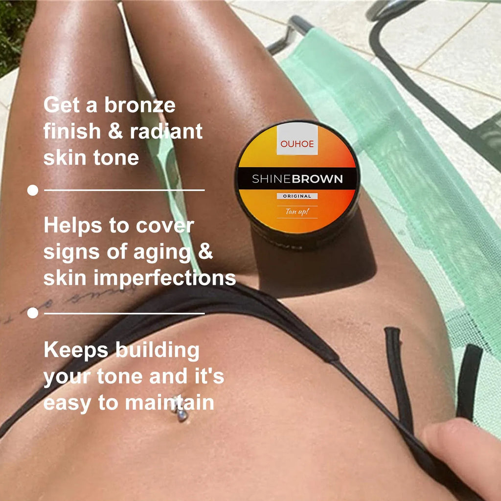 Intensive tanning luxe gel and tanning cream in 50g and 100g sizes with aloe vera for after sun repair