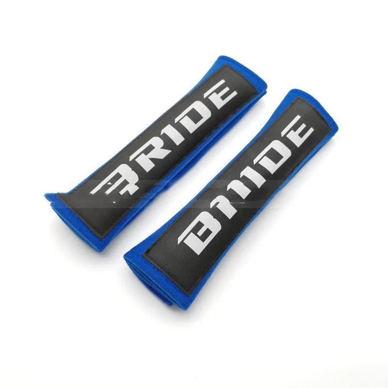 Cotton sponge cloth car shoulder sleeve decoration set with embroidery detail in black, blue or red