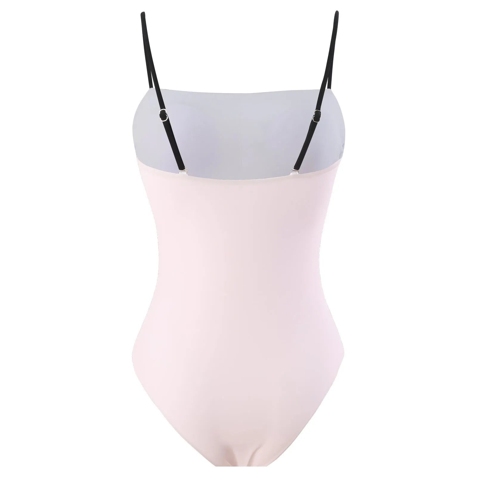 Women's patterned one-piece bikini swimsuit with an attached light tulle skirt.