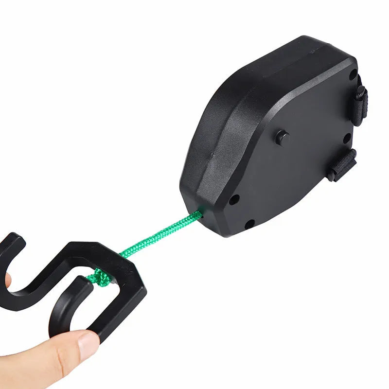 Black plastic bicycle trailer rope for mountain bike child transport