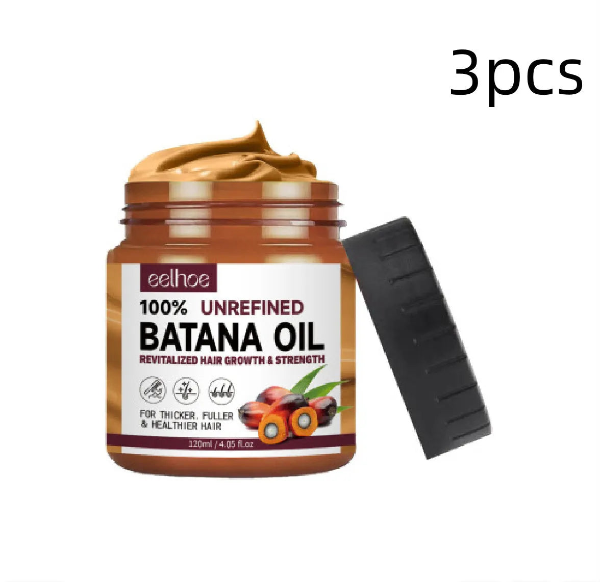 Pure Batana oil hair conditioner in 120ml tube for smoothing and strengthening