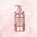 Sakura shampoo, conditioner, and shower gel set in three 500ml bottles