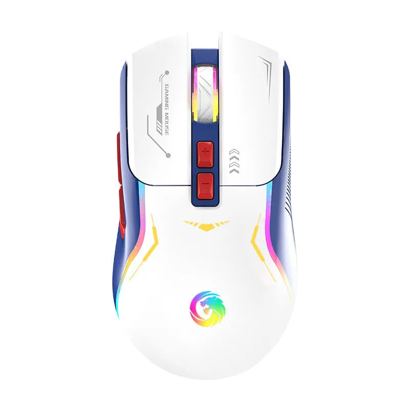 Wired optical mouse in black for gaming and home use with 1.5 metre cable and compact 128x68x45mm size