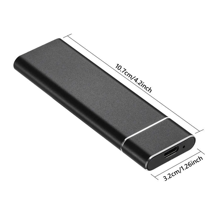 6TB high-speed SSD mobile hard disk with metal shell in multiple colour options