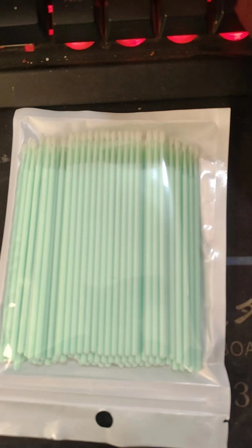 Disposable Micro Applicator Brushes 200-500 Pcs for Eyelash Extensions Mascara Makeup Cleaning Bendable Cotton Swab Multicolors Deep Green Deep Blue Deep Purple Pink Yellow