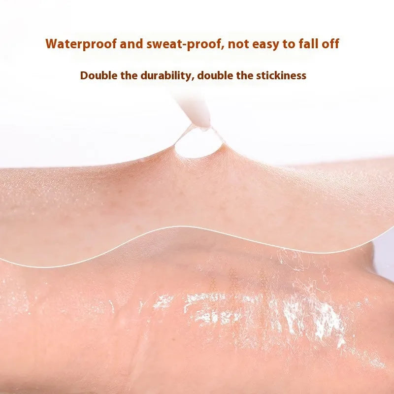 Double eyelid stickers roll with invisible traceless lace design showing 120 adhesive patches