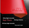 Fast Attack Sticky Classic-50 table tennis racket with anti-spin rubber in red or black colour options
