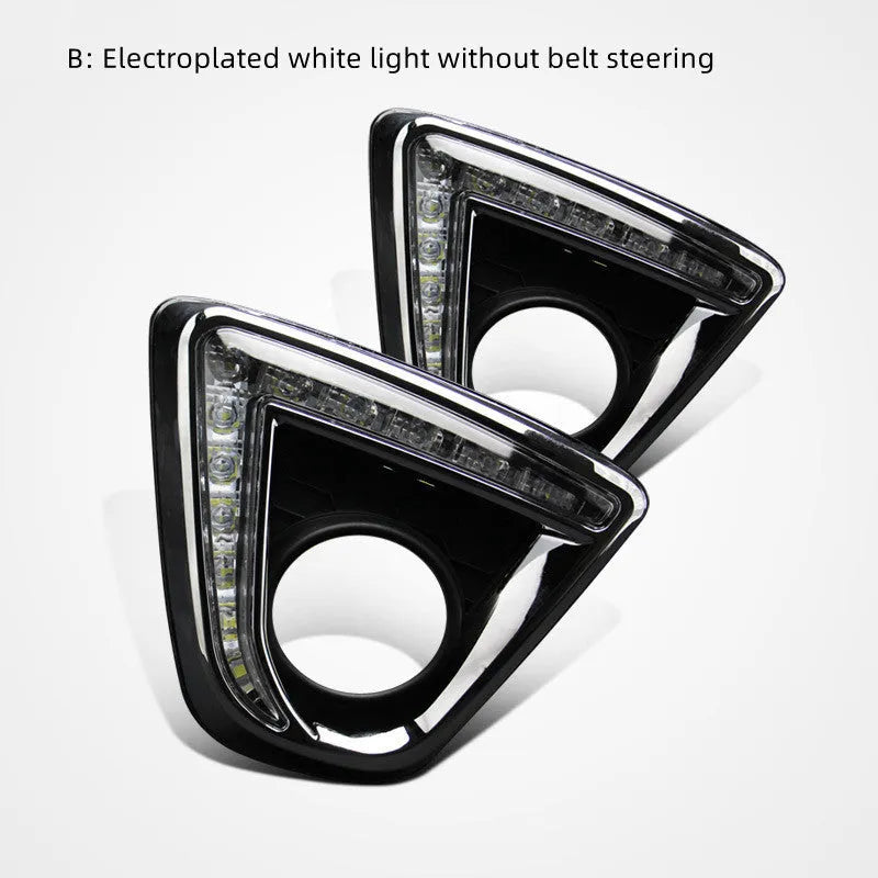 Mazda CX-5 daytime running light LED lamp kit with electroplated white light finish