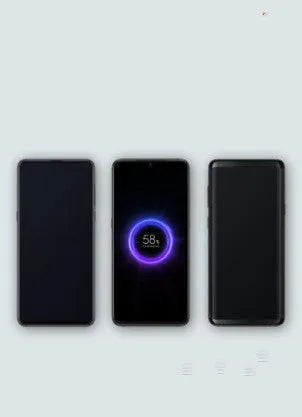 Black and white 10000mAh power bank with USB Type-C port and wireless charging